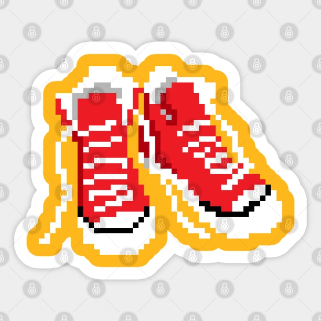 The Chucks - 80s Design Sticker by Frontoni